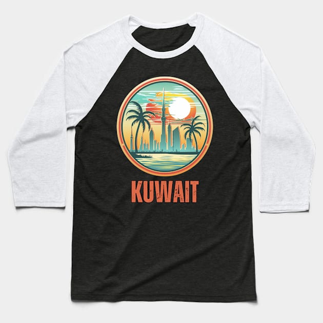 Kuwait Baseball T-Shirt by Mary_Momerwids